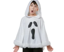 PONCHO przebranie dla dzieci duch duszek