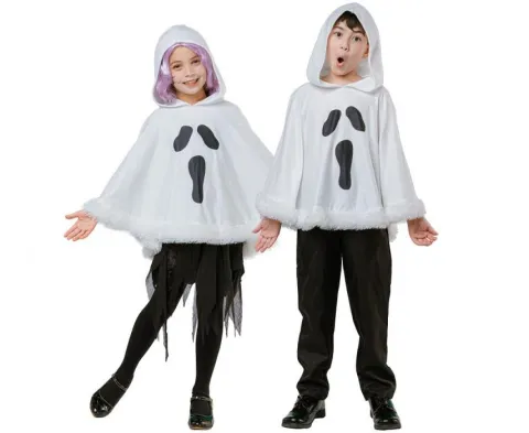 PONCHO przebranie dla dzieci duch duszek