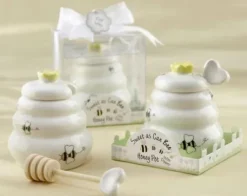 Porcelanowy słoiczek na miód