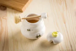 Porcelanowy słoiczek na miód