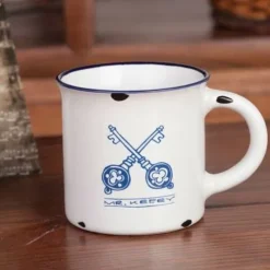 Porcelanowy MINI kubek retro - Keys