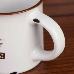 Porcelanowy MINI kubek retro - Keys