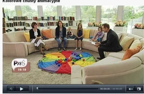 Profesjonalna Chusta Animacyjna AKSON 7 BARW 2m