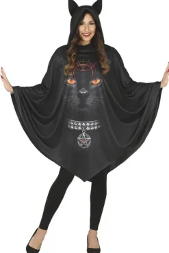 Przebranie Poncho Kot Halloween dla dorosłych