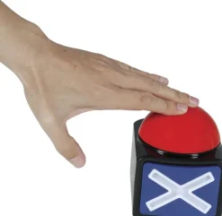 Przycisk do gry X ze światłem i dźwiękiem