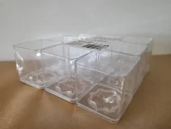 Pucharek na przekąski 80ml CUBE opakowanie 9 szt.