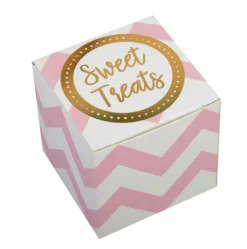 Pudełeczka na prezenty Sweet Treats różowe 10 szt.