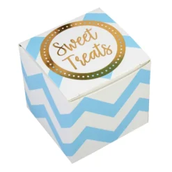 Pudełeczka na prezenty Sweet Treats niebieskie 10 szt.