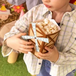 Pudełka na przekąski Popcorn Wiatrak Farma 6 szt.