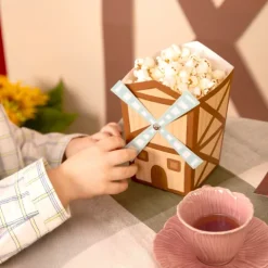 Pudełka na przekąski Popcorn Wiatrak Farma 6 szt.