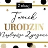 Pudełko ozdobne na banknoty Z okazji urodzin