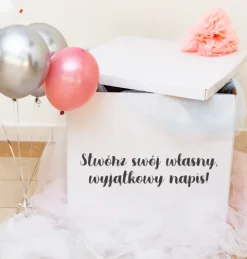 Pudło XXL Karton do paczki balonowej z personalizacją