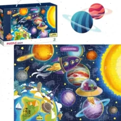 Puzzle edukacyjne Układ Słoneczny Kosmos Planety