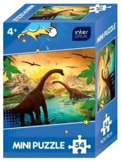 Puzzle MINI 54 elementy Mix wzorów