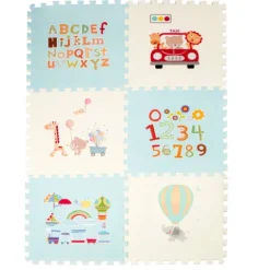 PUZZLE PIANKOWE mata antypoślizgowa 6 elem.