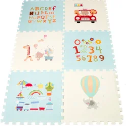 PUZZLE PIANKOWE mata antypoślizgowa 6 elem.