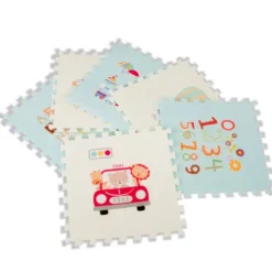 PUZZLE PIANKOWE mata antypoślizgowa 6 elem.