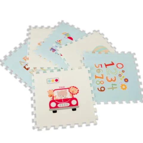 PUZZLE PIANKOWE mata antypoślizgowa 6 elem.