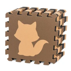 PUZZLE PIANKOWE Zwierzątka mata antypoślizgowa 9 elem.