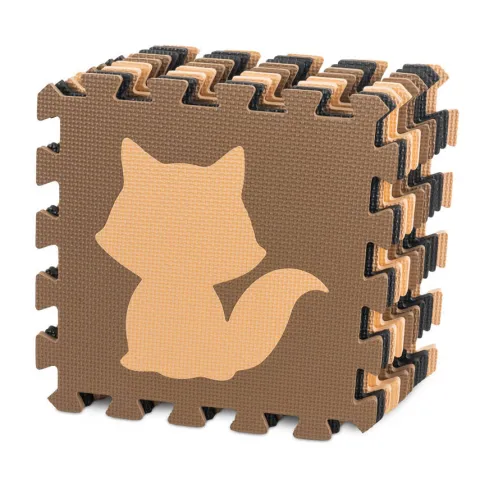 PUZZLE PIANKOWE Zwierzątka mata antypoślizgowa 9 elem.
