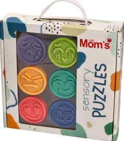 Puzzle sensoryczne Emocje 6 szt.