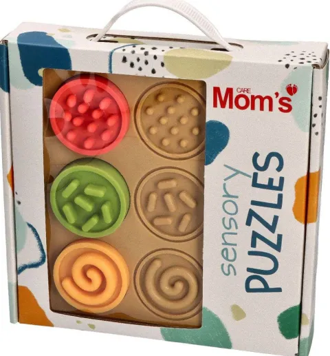 Puzzle sensoryczne kółeczka