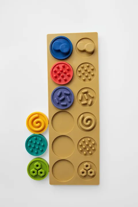Puzzle sensoryczne kółeczka XXL