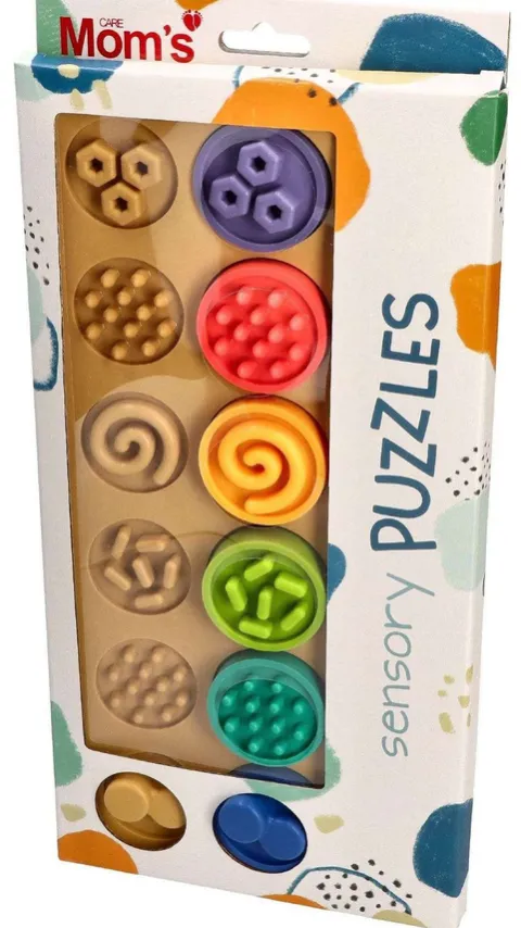 Puzzle sensoryczne kółeczka XXL