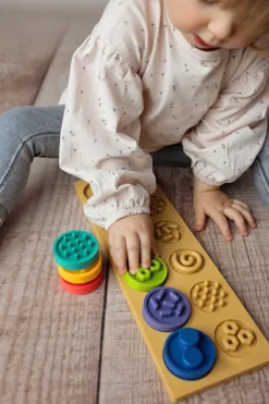 Puzzle sensoryczne kółeczka XXL