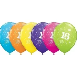 Qualatex 11 cali Cyfra 16 1 sztuka