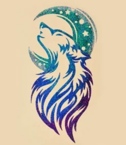 Quick tattoo - Szablon do tatuażu brokatowego
