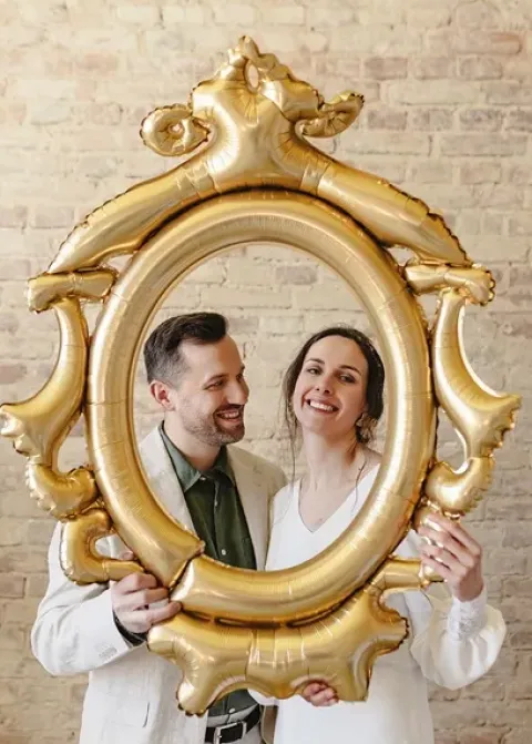 Ramka do zdjęć balon foliowy fotoramka