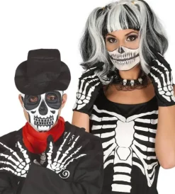 Rękawice kościotrupa szkieletor Halloween