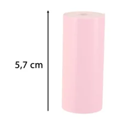 Rolki papier wkład termiczny do mini drukarki 5,7cmx3m 3 sztuki kolorowe