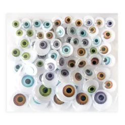 Ruchome oczka 72 szt MIX NATURALNE