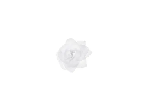 Różyczki do przylepiania białe dekoracja ślubna 9 cm