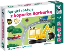 RYSUJĘ I ZGADUJĘ Z KOPARKĄ BARBARKĄ KSIĄŻKA KARTY KAPITAN NAUKA