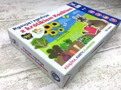 RYSUJĘ I ZGADUJĘ Z KRÓLIKIEM KAZIKIEM KSIĄŻKA KARTY KAPITAN NAUKA
