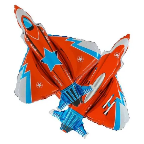 Samolot kosmiczny odrzutowiec myśliwiec balon foliowy 21"
