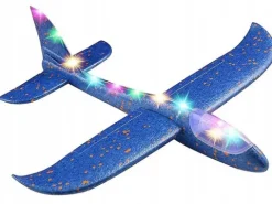 Samolot szybowiec styropianowy LED zabawka dla dzieci 47 cm/ mix kolorów