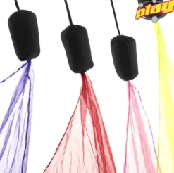 SCARF POI do żonglowania kolor ŻÓŁTY