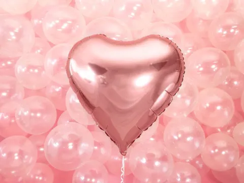 Serce duże - balon foliowy 24" różne kolory