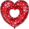Serce I love You balon foliowy 24" FX
