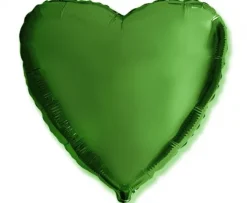 Serce jednokolorowy balon foliowy 18 cali