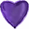 Serce jednokolorowy balon foliowy 18 cali