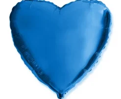 Serce jednokolorowy balon foliowy 18 cali