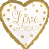 Serce Love always & forever balon foliowy 17''