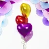 Serce jednokolorowy balon foliowy 18'' 45 cm PartyDeco