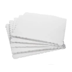 Serwetki gładkie białe gastronomiczne cienkie 15cm 200 szt.