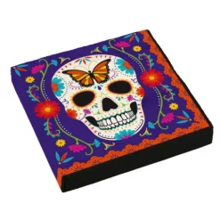 Serwetki papierowe Dia de los Muertos skull meksykańskie 33 x 33 cm